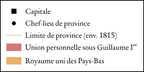 Le Royaume des Pays-Bas, 1815-1830 legend