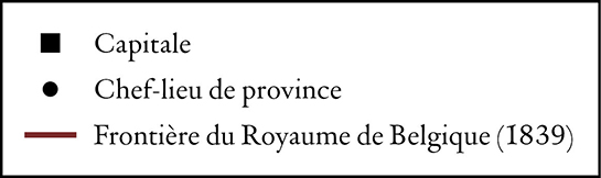 Le royaume de Belgique, 1839 legend