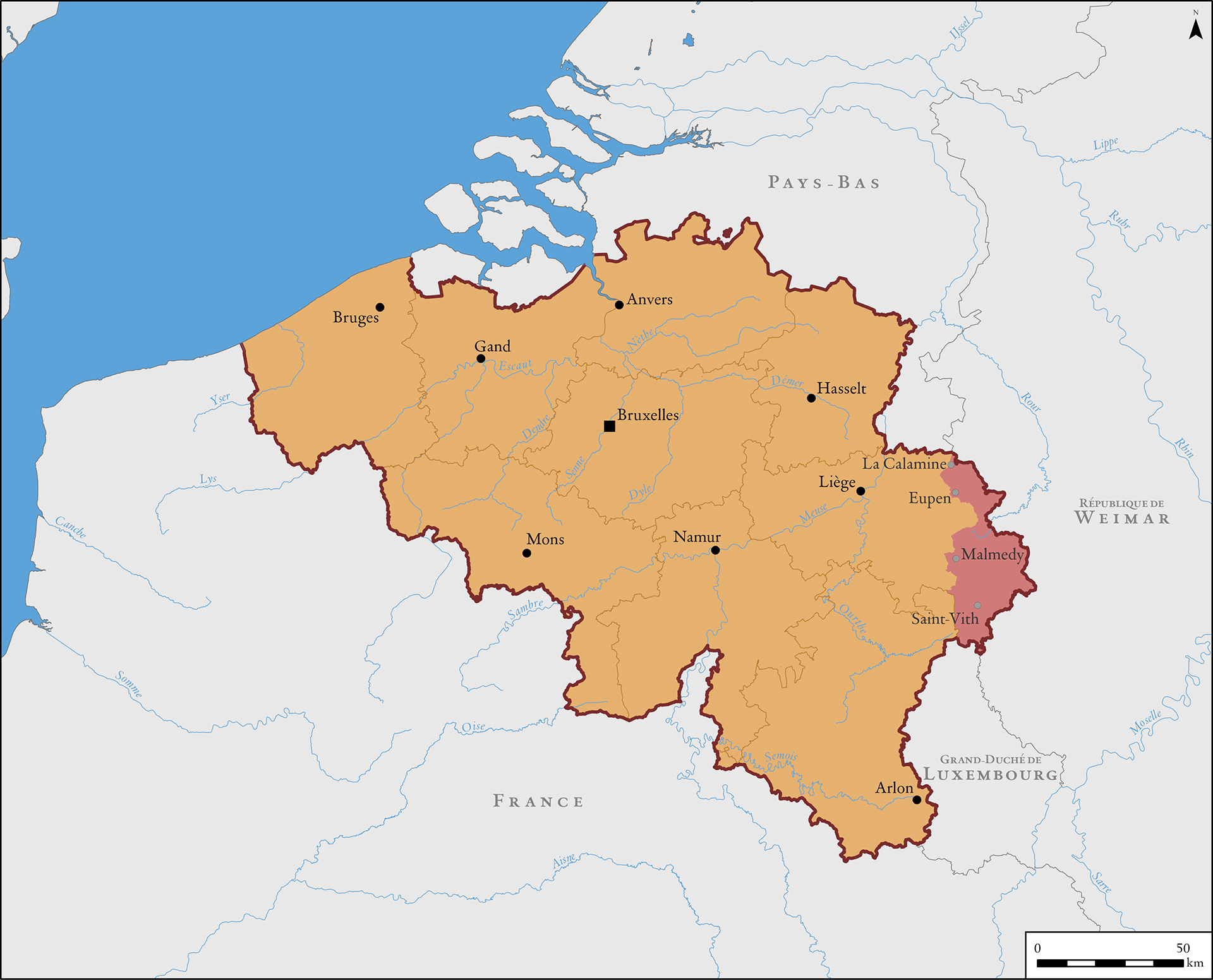 La Belgique, 1914-1919