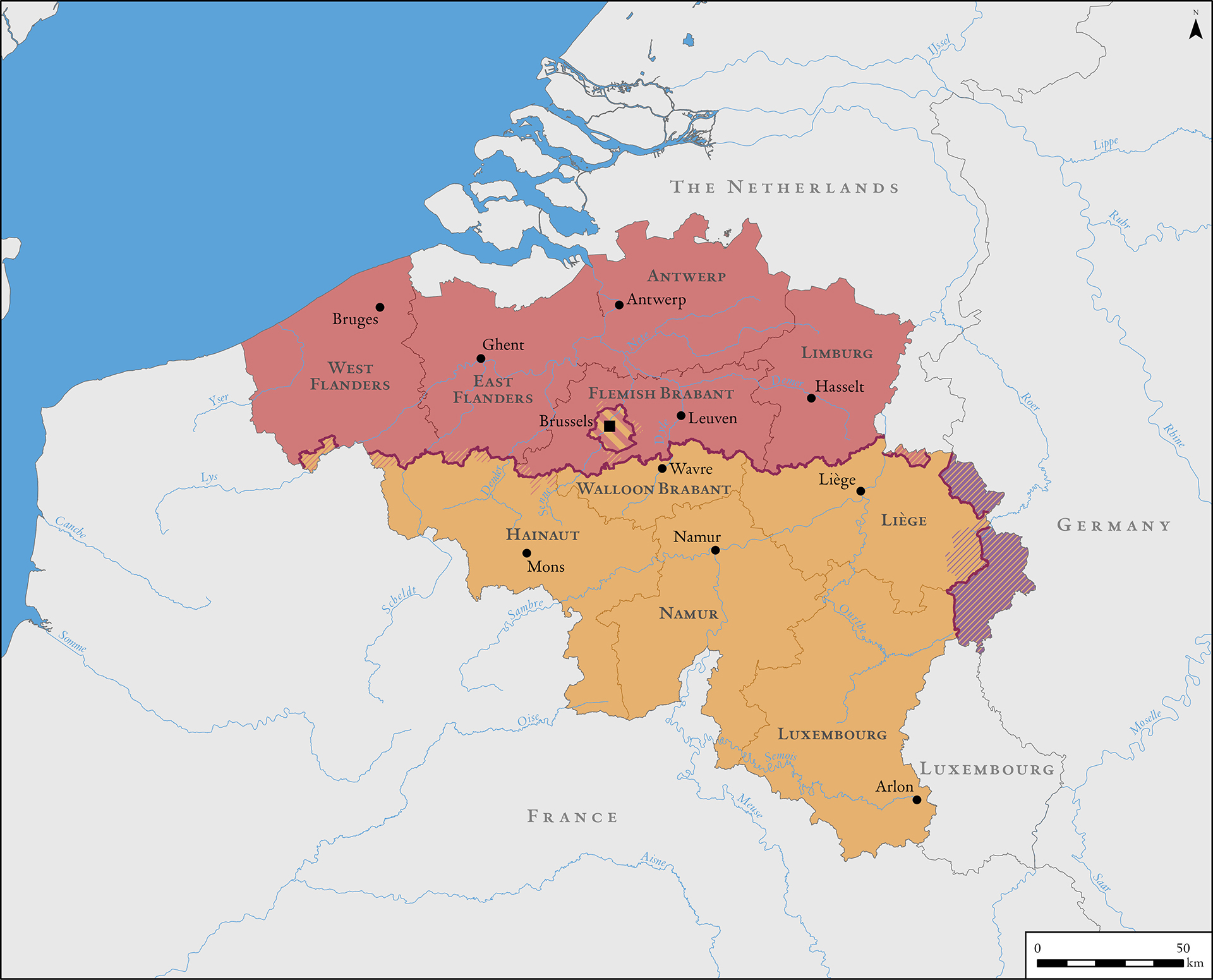 The federalization of Belgium, 1970-1993