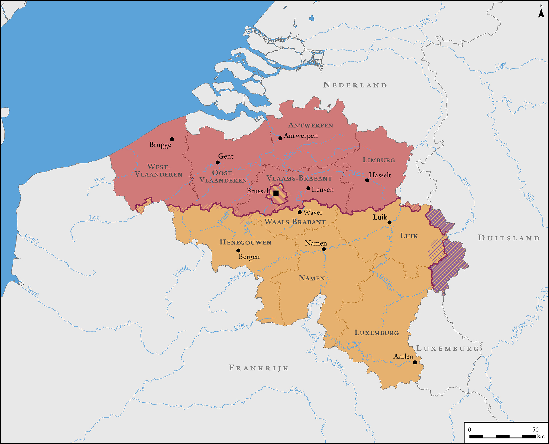 De federalisering van België, 1970-1993