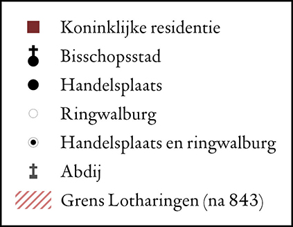 Noordwest-Europa onder de Franken, 9e eeuw legend