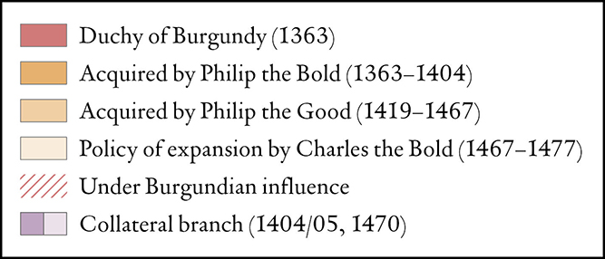 The Burgundian Netherlands, 14th-15th century legend