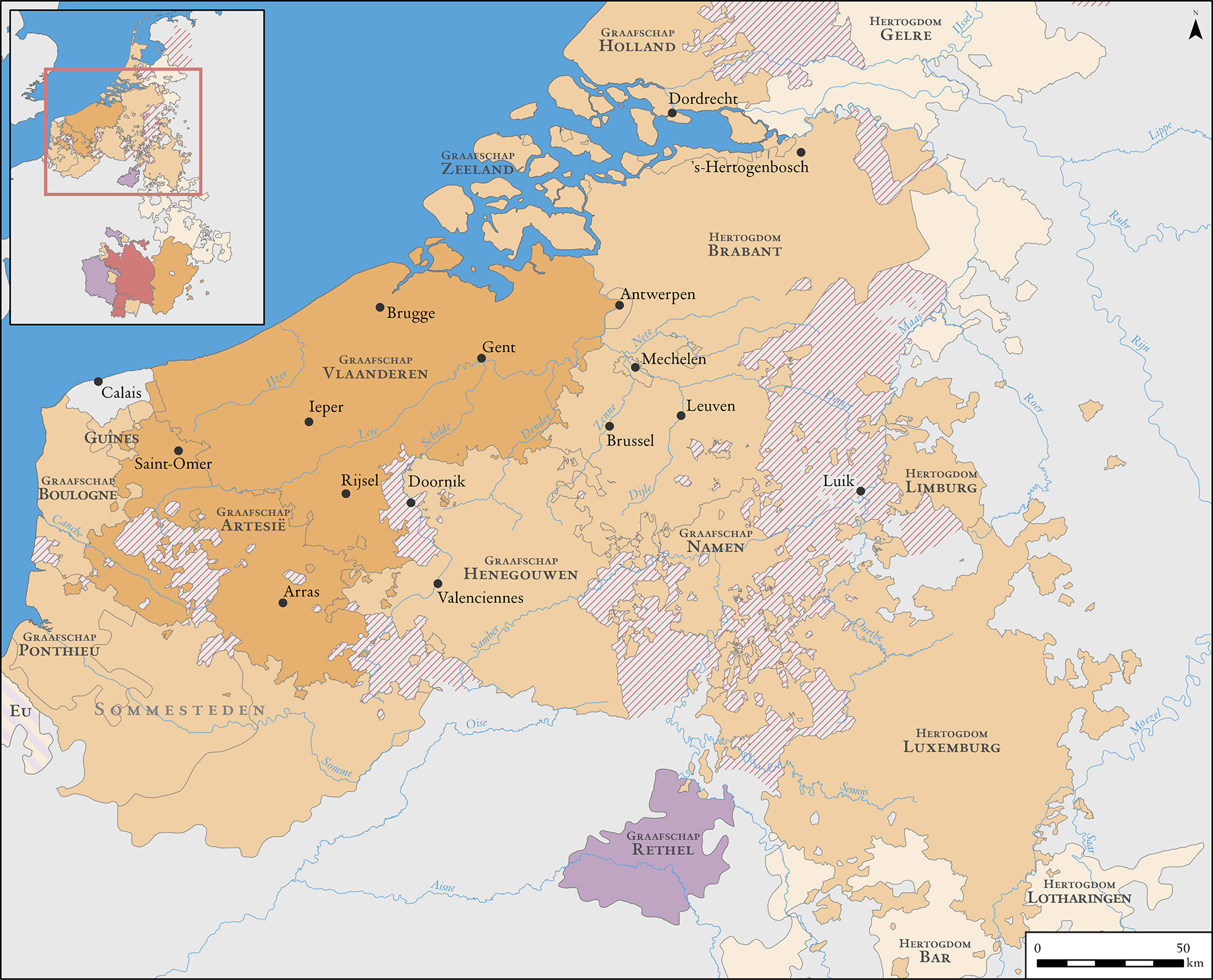 De Bourgondische Nederlanden, 14e-15e eeuw