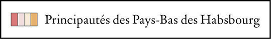 Les Pays-Bas habsbourgeois sous Charles Quint, milieu du XVIe siècle legend