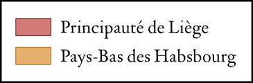 Les Pays-Bas austro-habsbourgeois et la Principauté de Liège, XVIIIe siècle legend