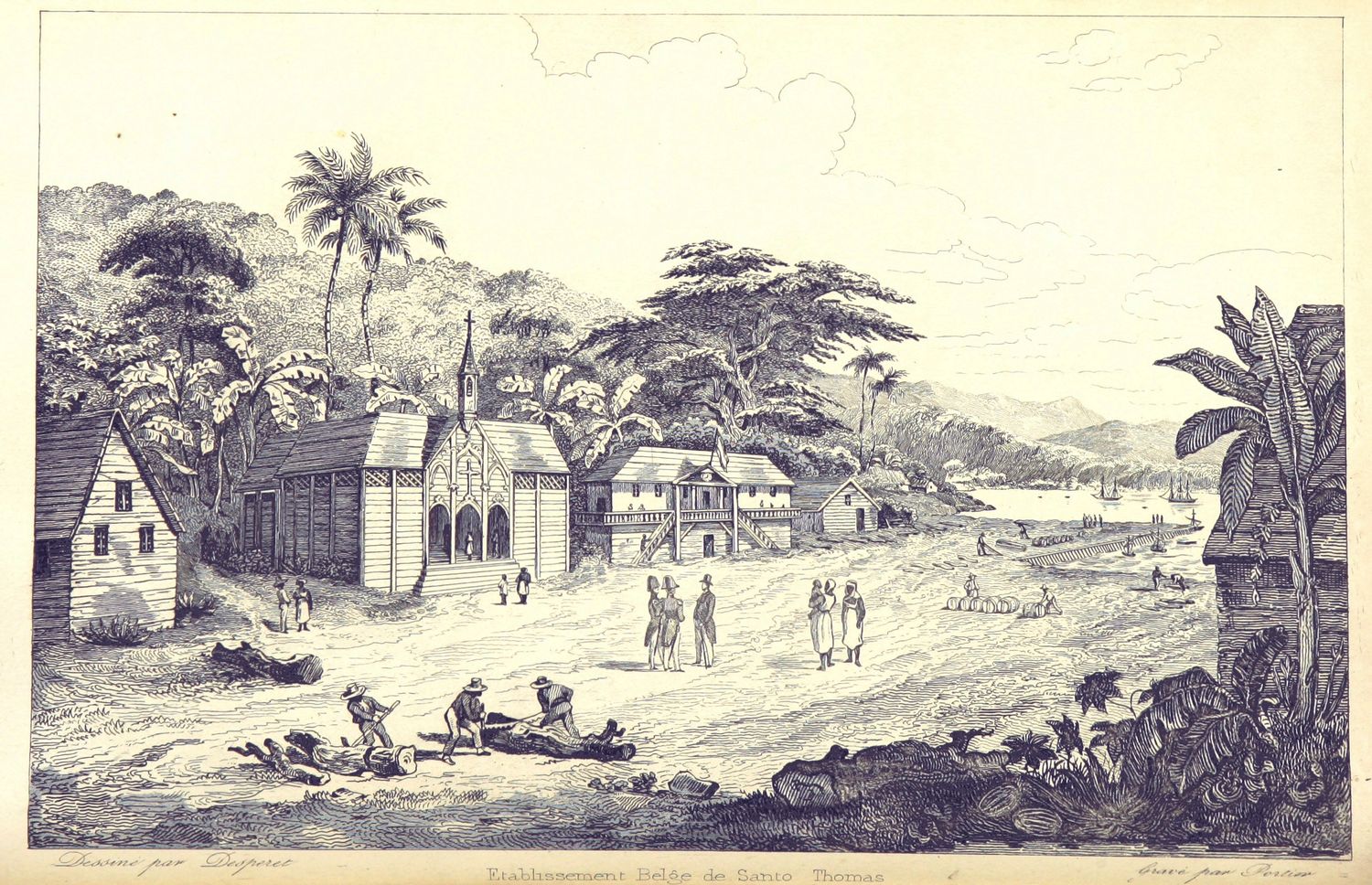 Vanaf 1843 emigreerden honderden werkloze en minder vermogende Belgen naar Tomás de Castilla, een havenplaats aan de Atlantische kust van Guatemala, aangetrokken door valse beloften. De kolonie draaide uit op een mislukking en werd in 1854 opgeheven.