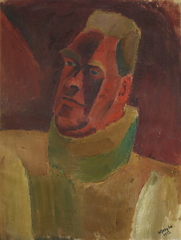 Frits Van den Berghe, Portret van Constant Permeke, 1922-1924.