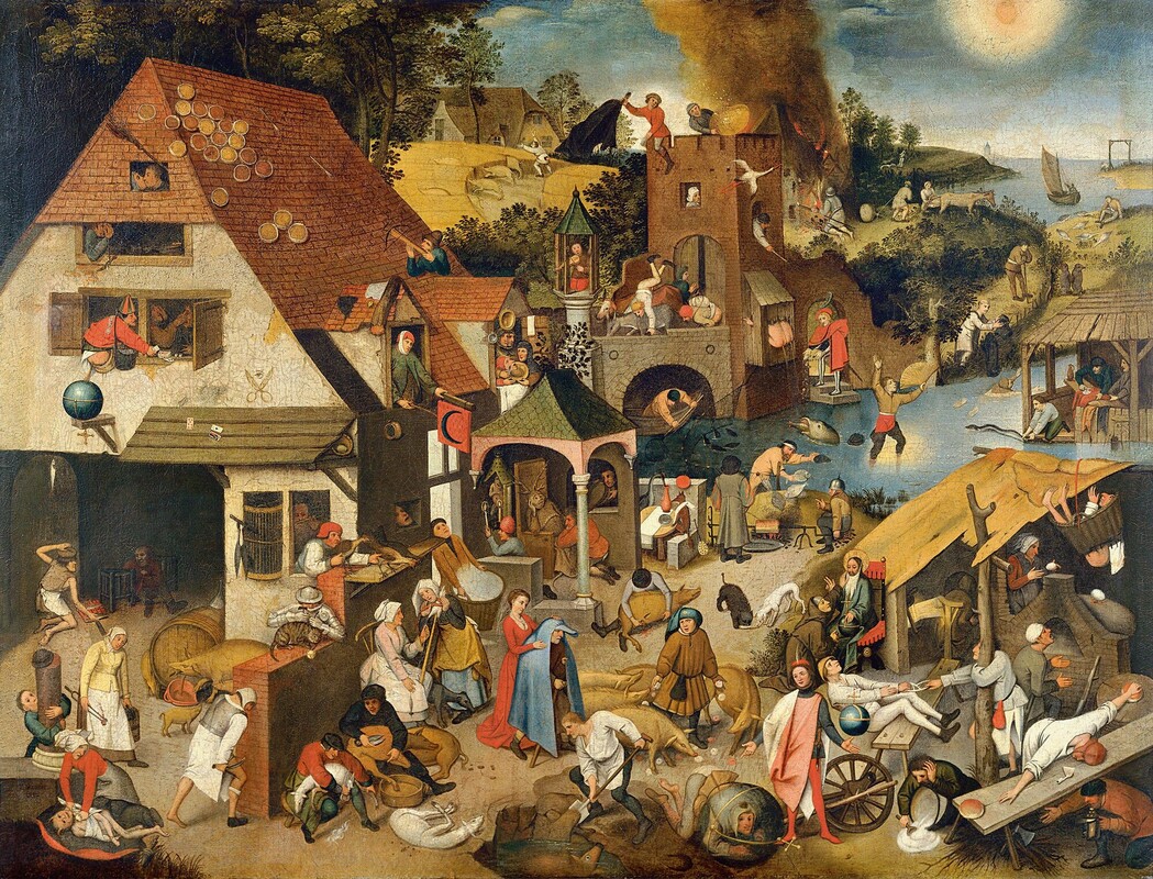 Pieter II Brueghel spreekwoorden.