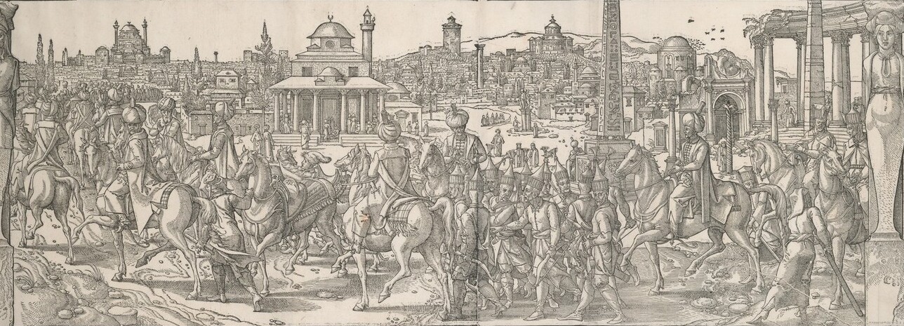 Processie van Sultan Süleyman.