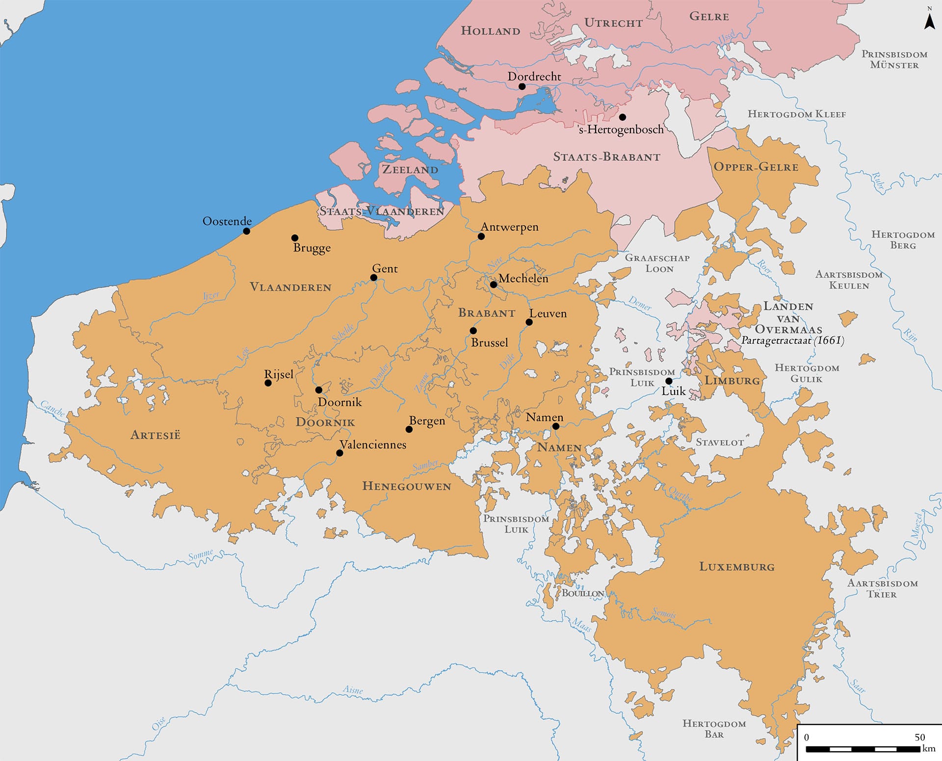 De scheuring van de Nederlanden, 1568-1648