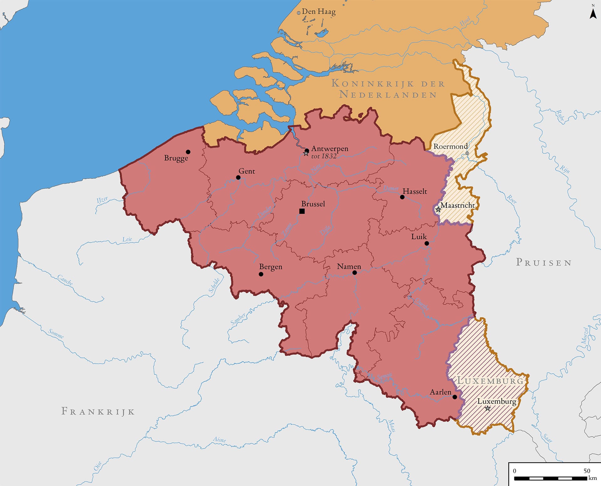 Het ontstaan van het Koninkrijk België, 1830-1839