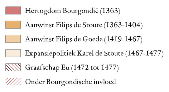Bourgondische Nederlanden, 14e-15e eeuw legend