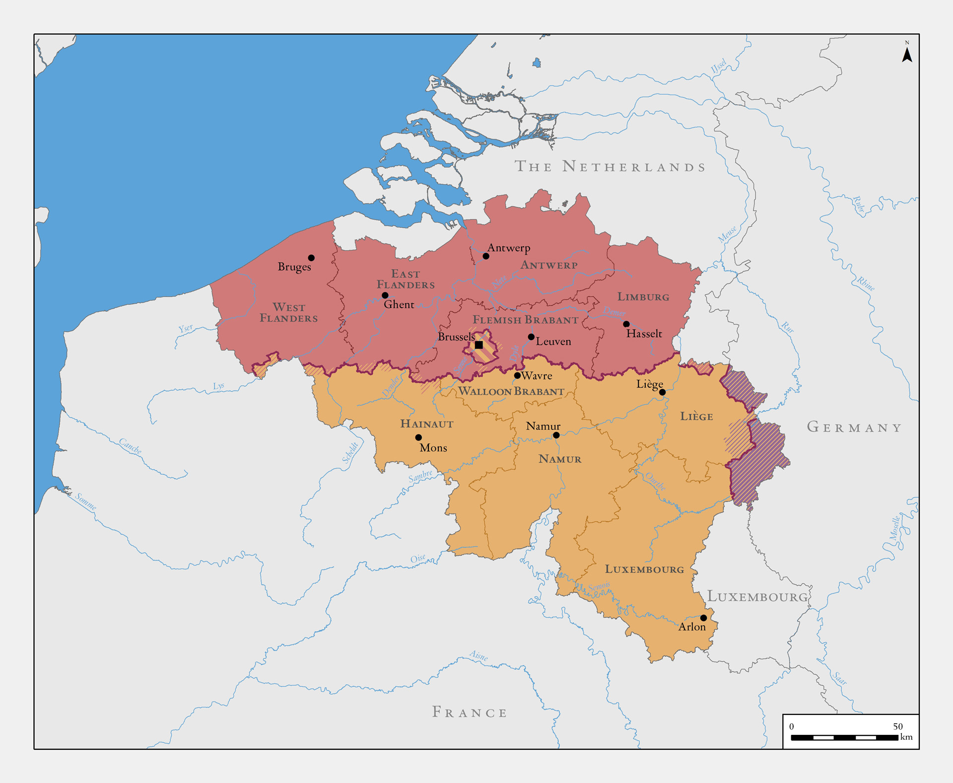The federalization of Belgium, 1970-1993